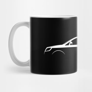 Subaru Tribeca Silhouette Mug